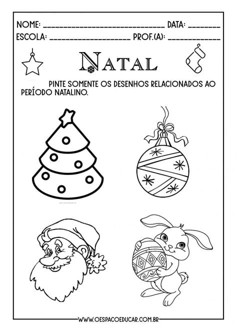 Atividades de natal