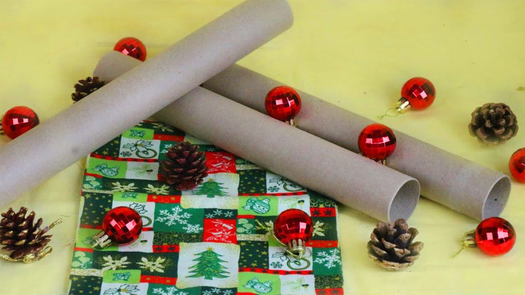 decoração de Natal com material reciclável