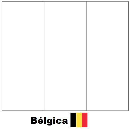 Bandeira da Bélgica para imprimir