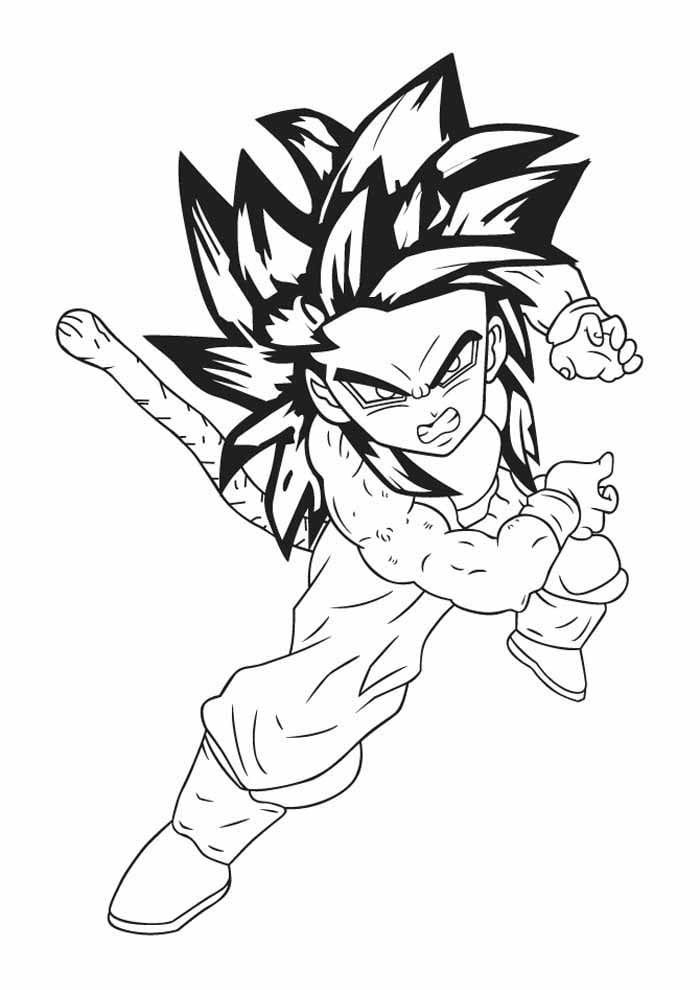 Desenhos de anime para colorirdragon-ball-z