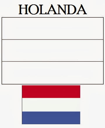 bandeira da Holanda para pintar