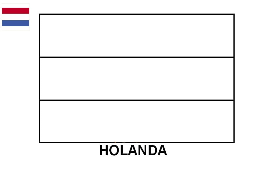 bandeira da Holanda