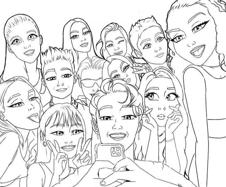 desenho Now united para desenhar