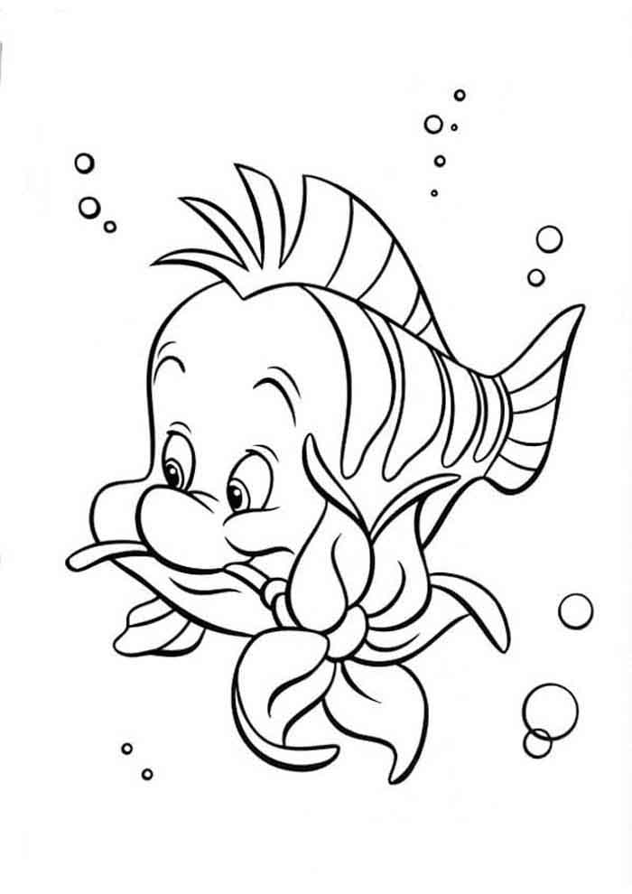 desenho ariel-para-colorir pintar