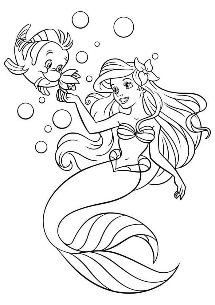 desenho ariel-para-imprimir