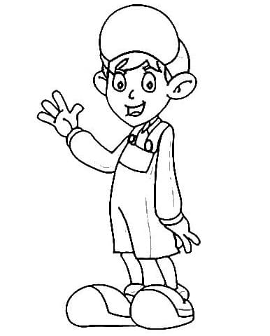 desenho-chaves para colorir de-godines