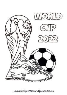 desenho da copa do mundo 2022 para imprimir