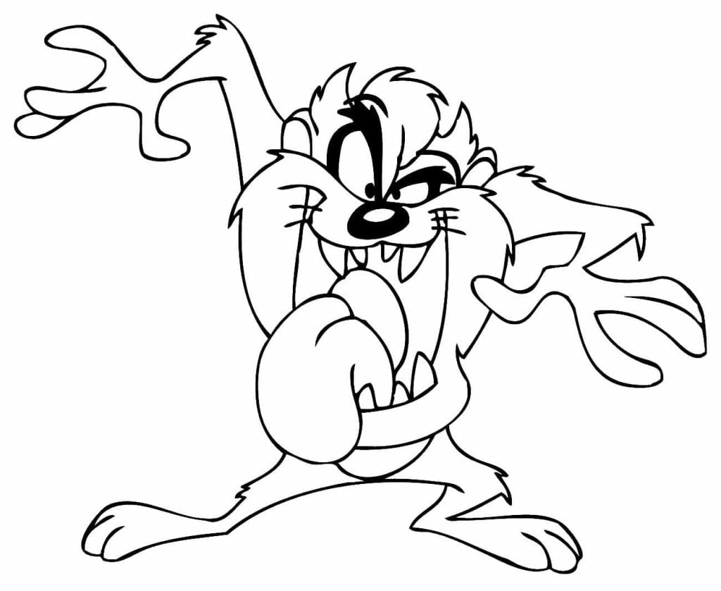 desenho-de-taz-de-looney-tunes-para-imprimir