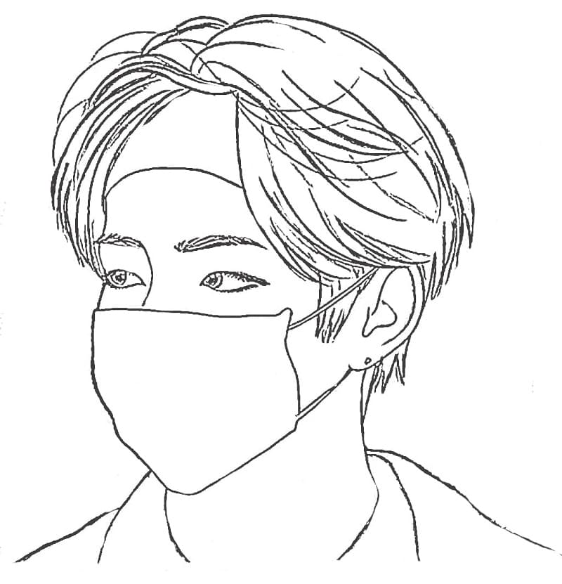 desenho do BTS para imprimir 45