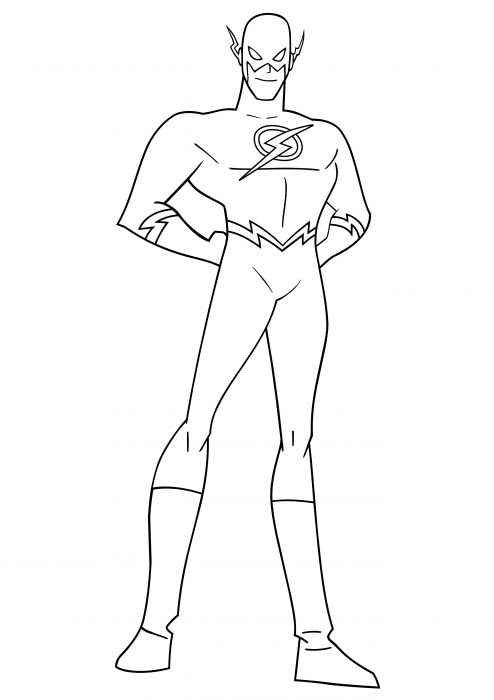 desenho do flash