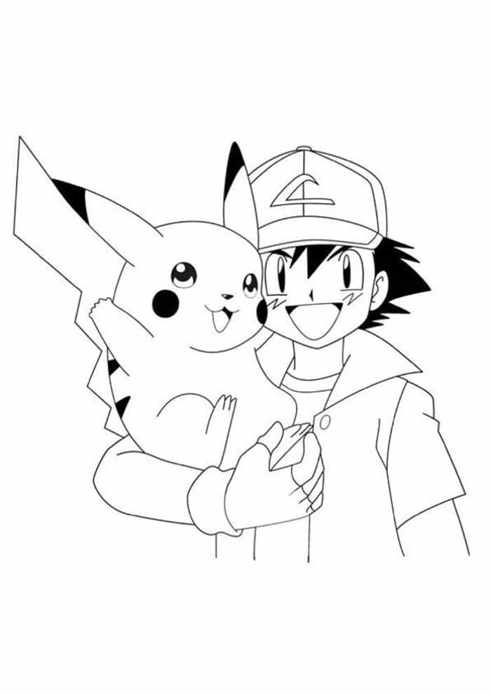 desenho do pikachu para imprimir