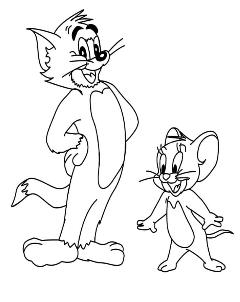 desenho do tom e jerry desenhar