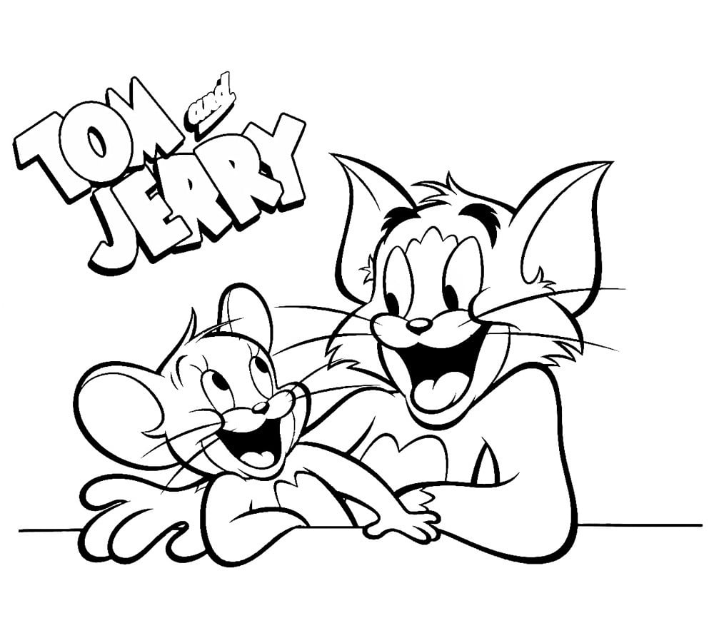 desenho do tom e jerry para imprimir