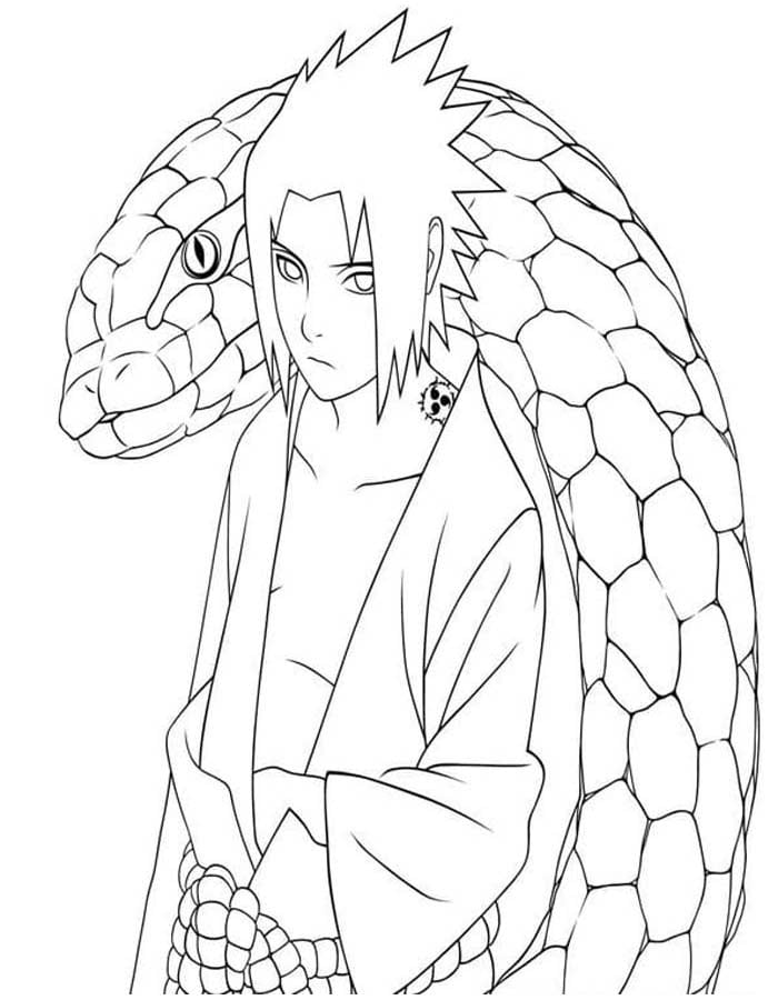 desenho sasuke-colorir