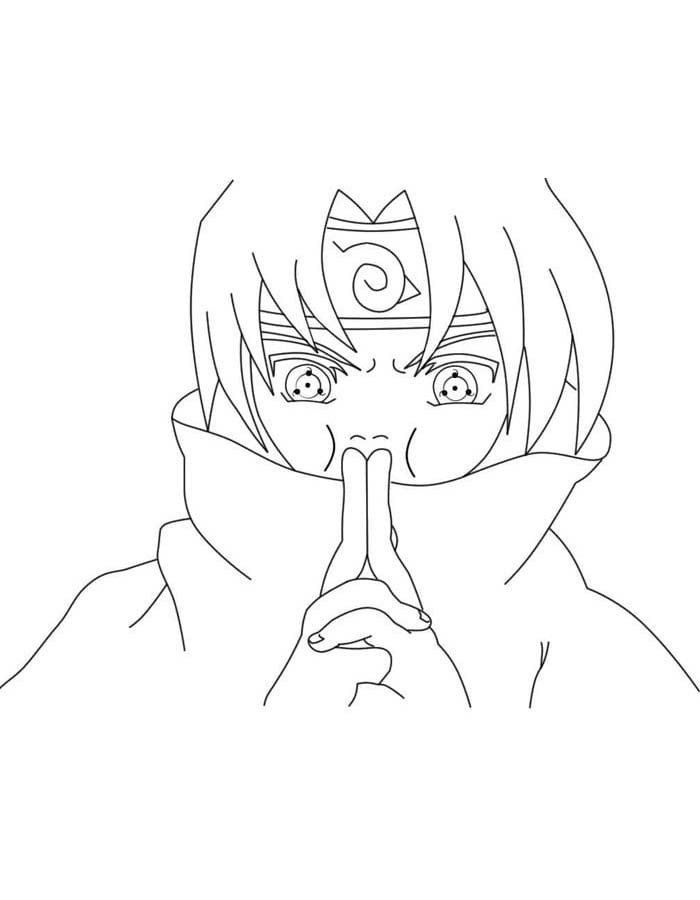 desenho sasuke-para-colorir