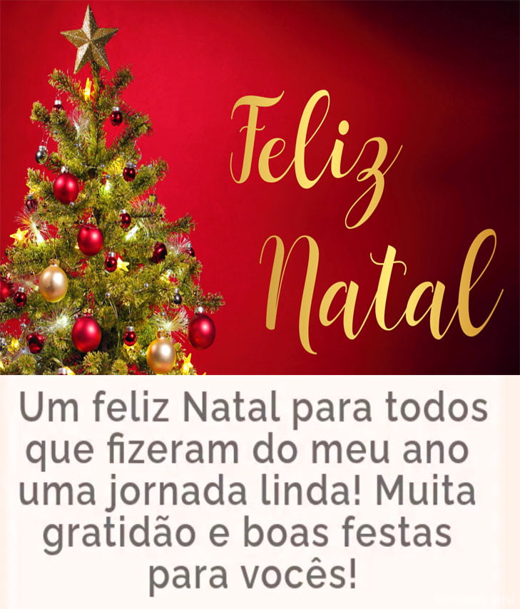 feliz natal mensagem para enviar em 2022