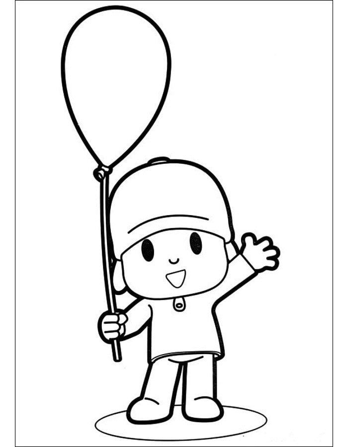 imagem do Pocoyo para colorir