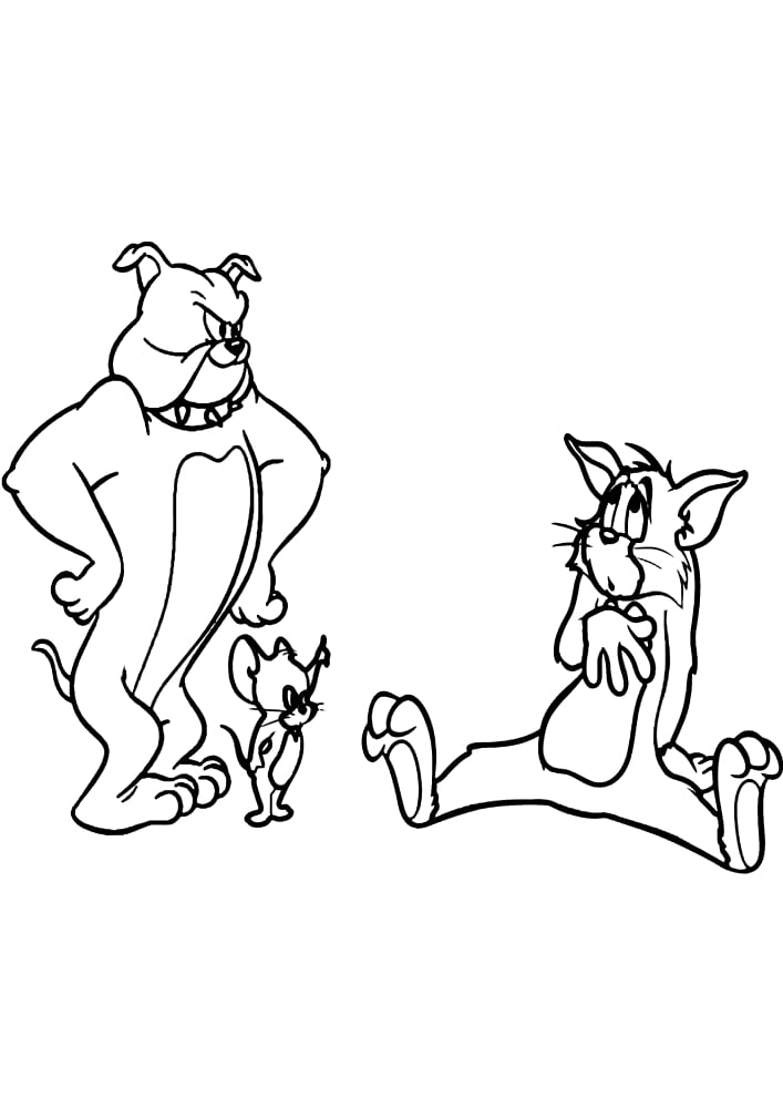 imagem tom e jerry imprimir