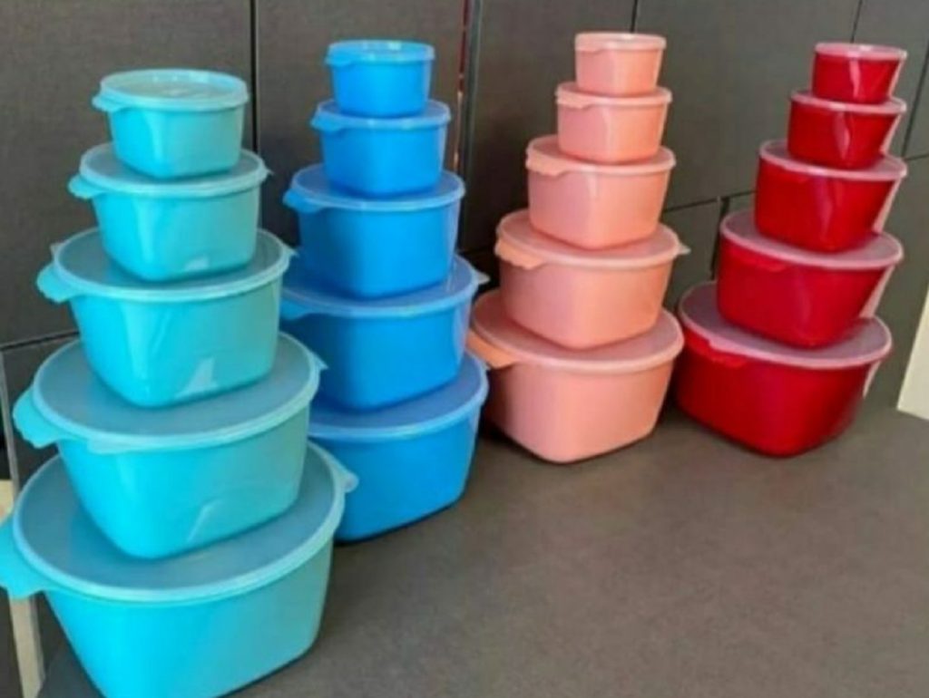 potes de tupperware utilidades