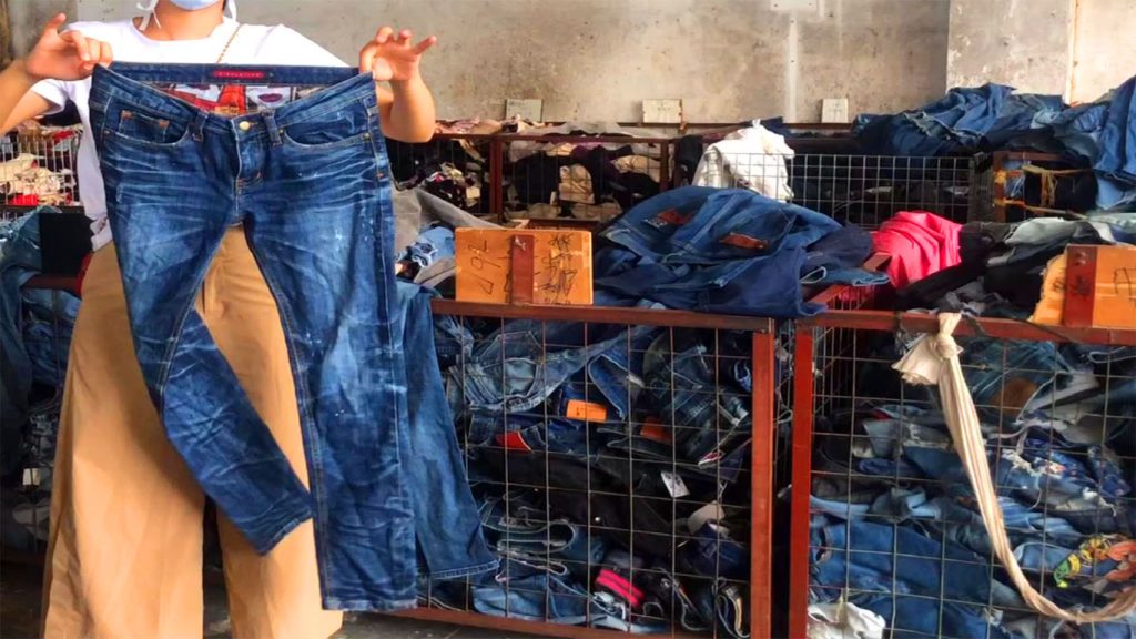 reutilizar calça e tecido jeans artesanato e crochê