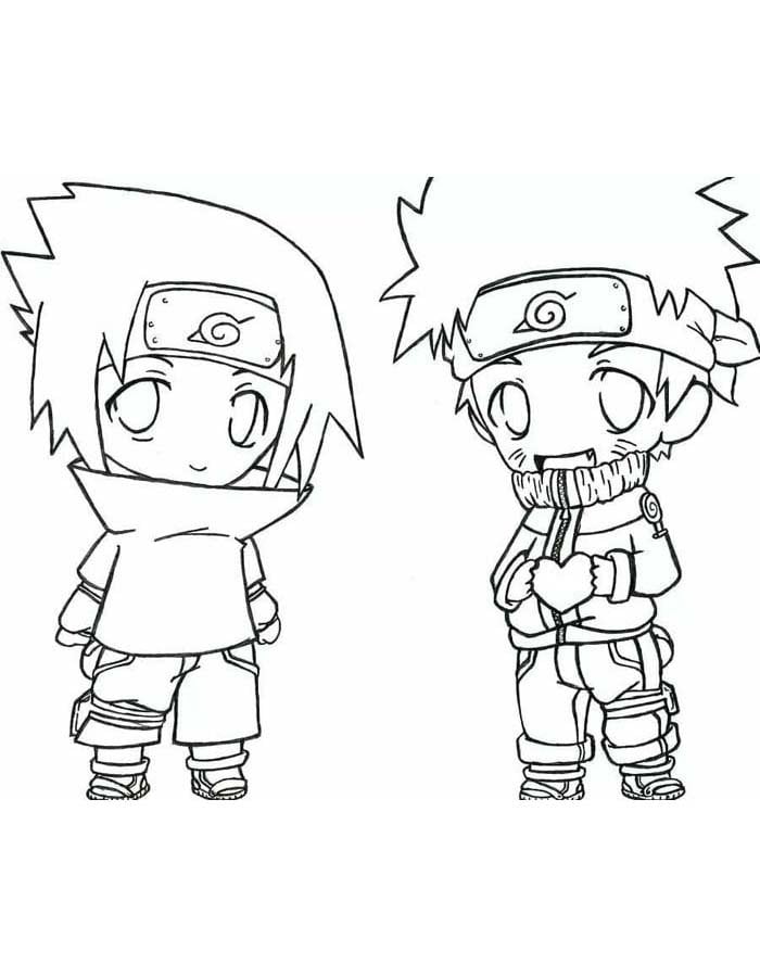 sasuke-para-colorir mirim