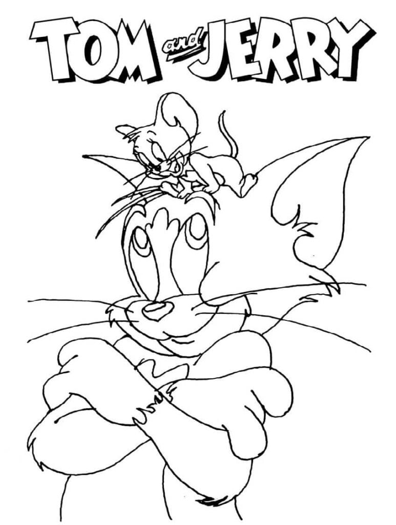 tom e jerry para desenhar