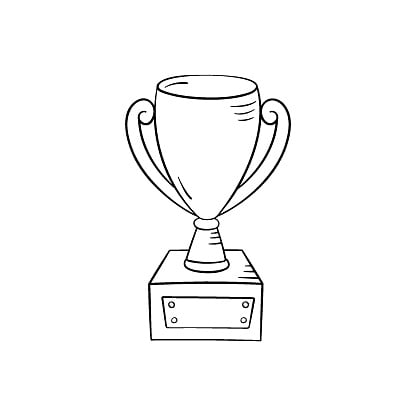 troféu da copa para desenhar