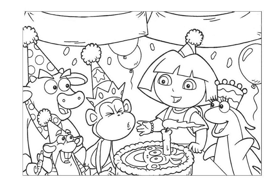 Desenhos-da-Dora-a-Aventureira pintar