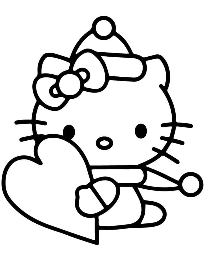 Hello Kitty para imprimir