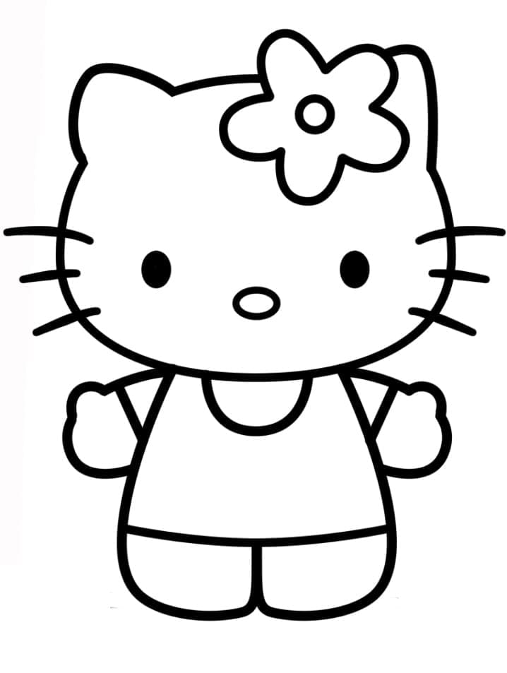 Hello Kitty para pintar