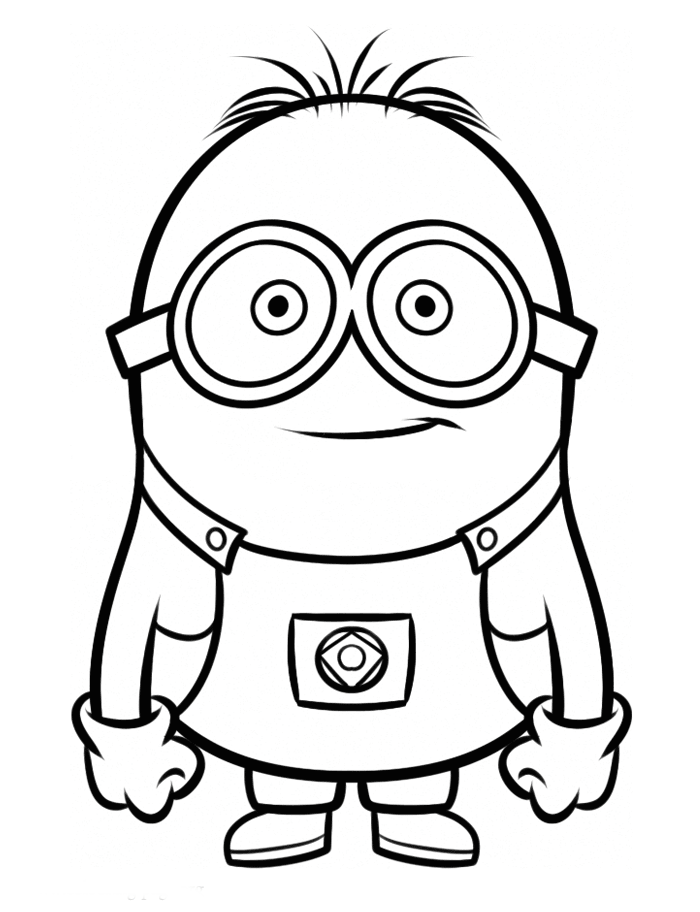 Minions para colorir imprimir