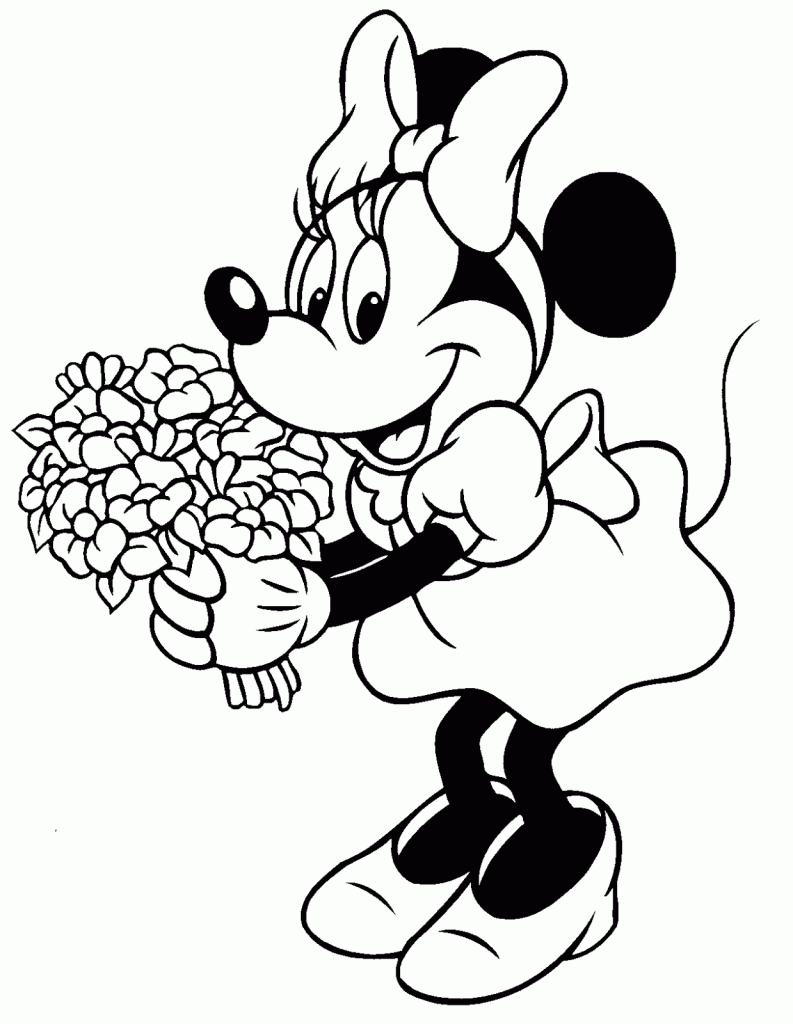 Minnie para imprimir