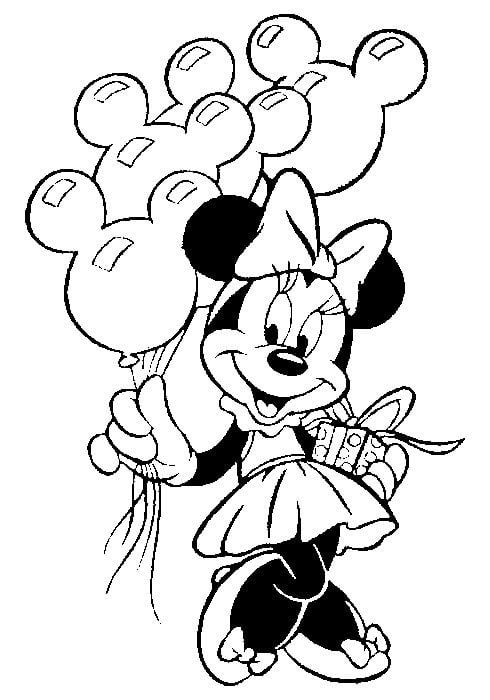 Minnie para pintar