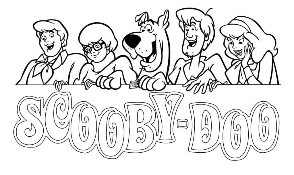 Scooby doo para desenhar