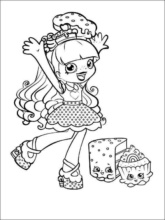 Shopkins para colorir imprimir