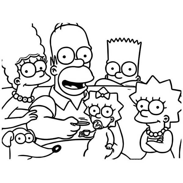 Simpsons para desenhar