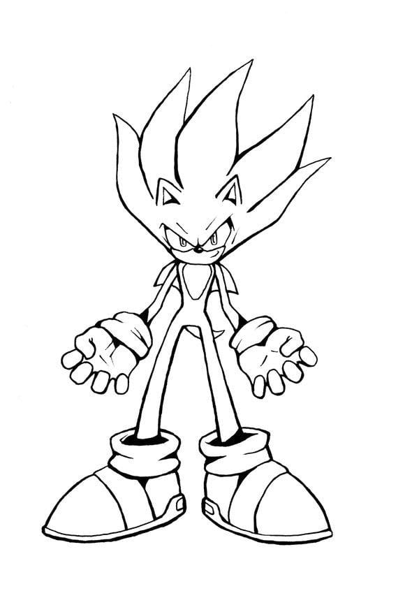 Super Sonic para desenhar