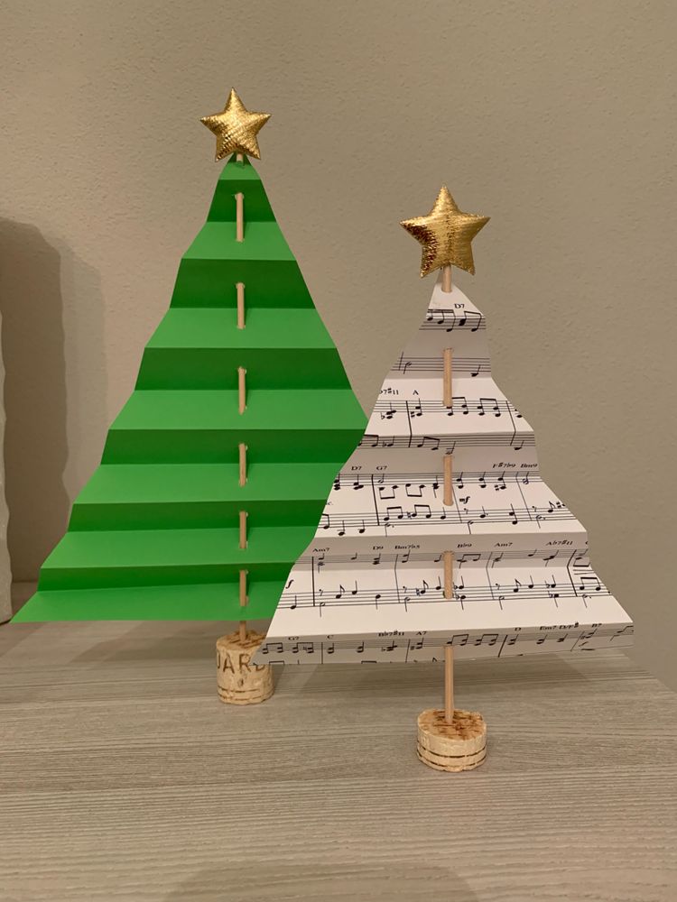 decorar Árvore de Natal de papel