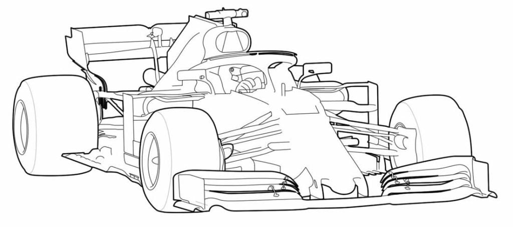 desenho Ferrari para colorir