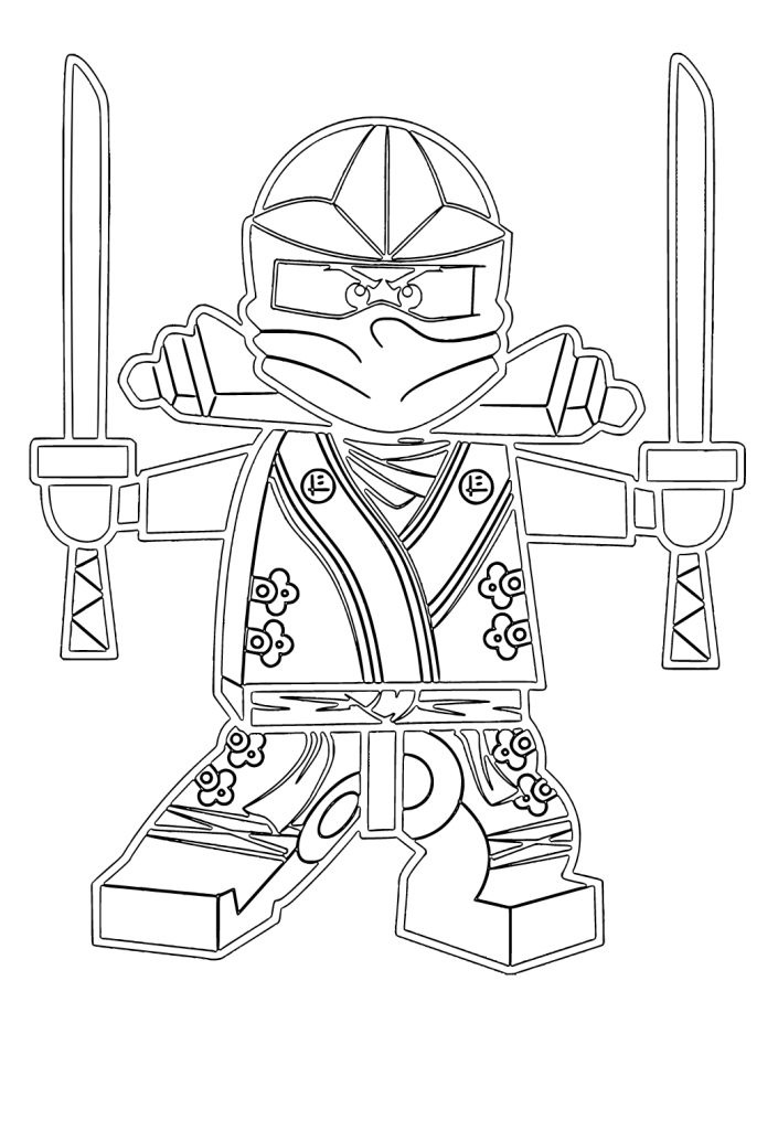 desenho Ninjago colorir imprimir