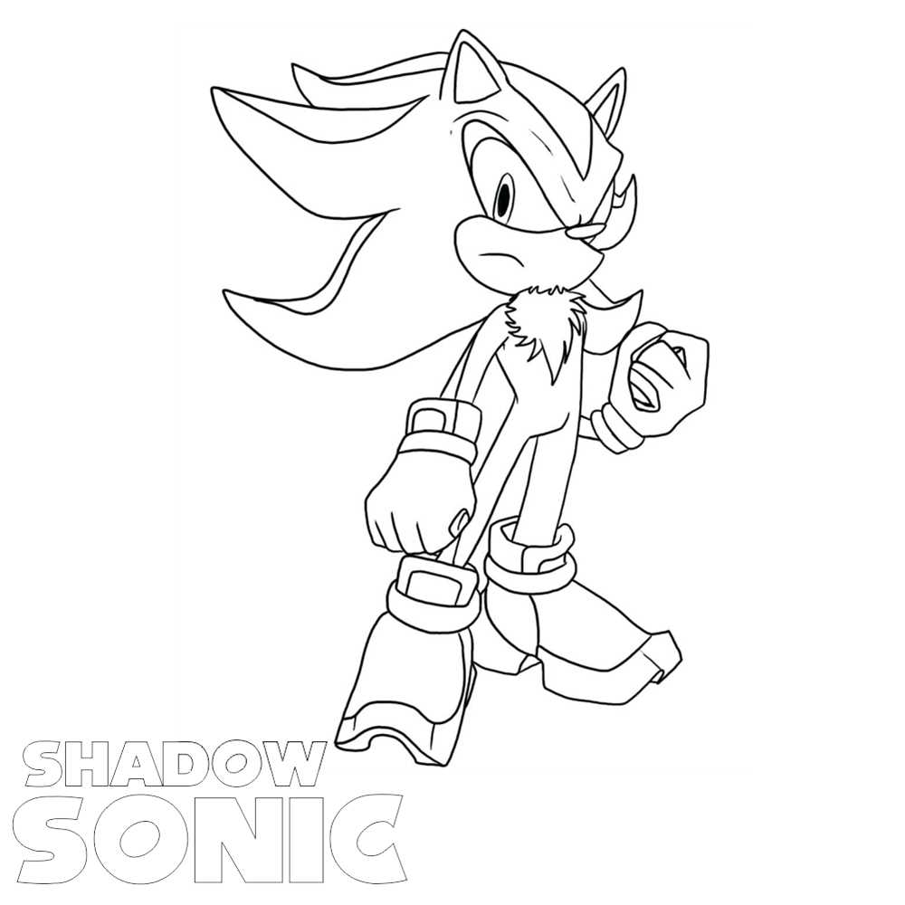 desenho Super Sonic para colorir