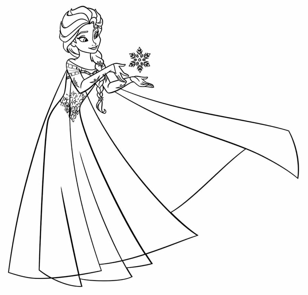 desenho da frozen para desenhar