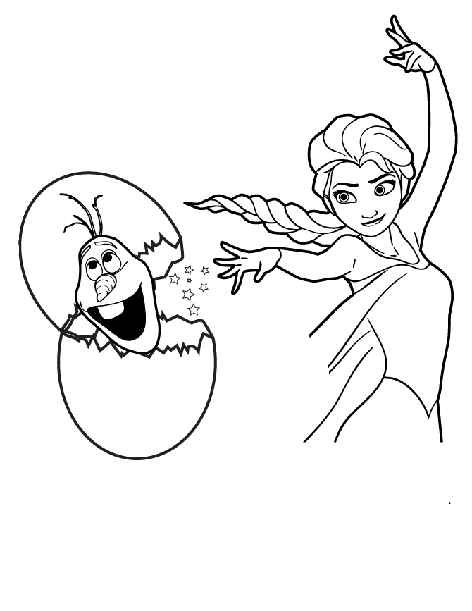 desenho da frozen para imprimir