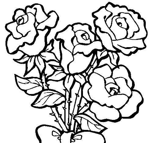 desenho de Rosa para imprimir