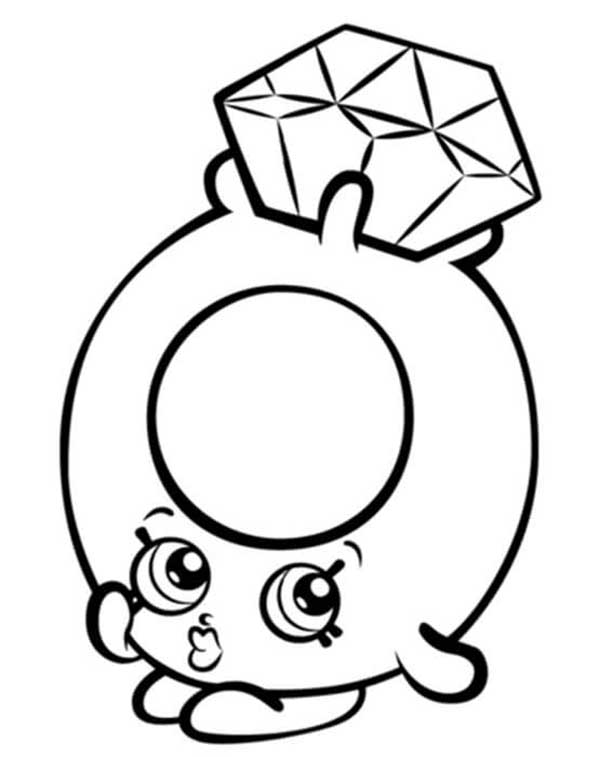 desenho de Shopkins para colorir