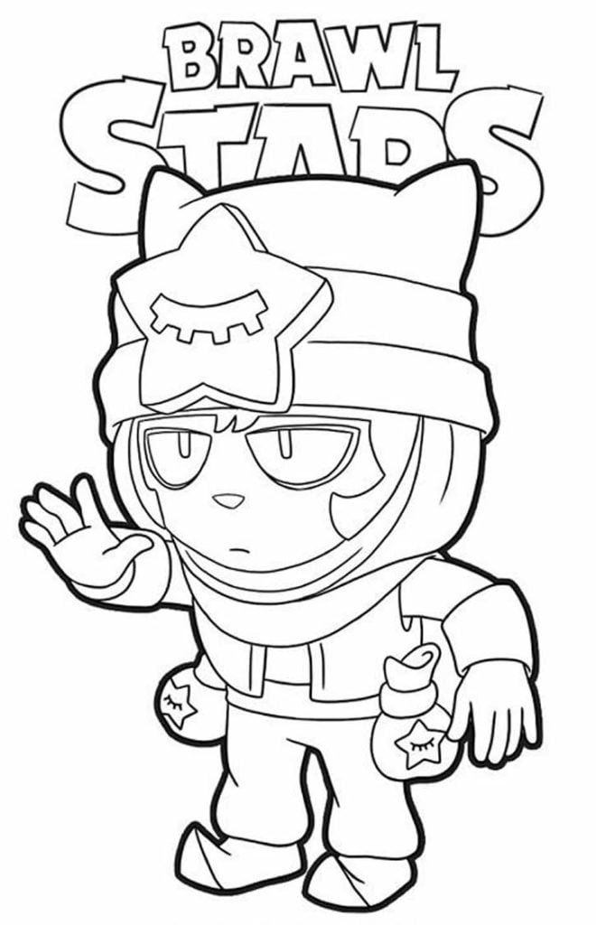 desenho do brawl stars para pintar