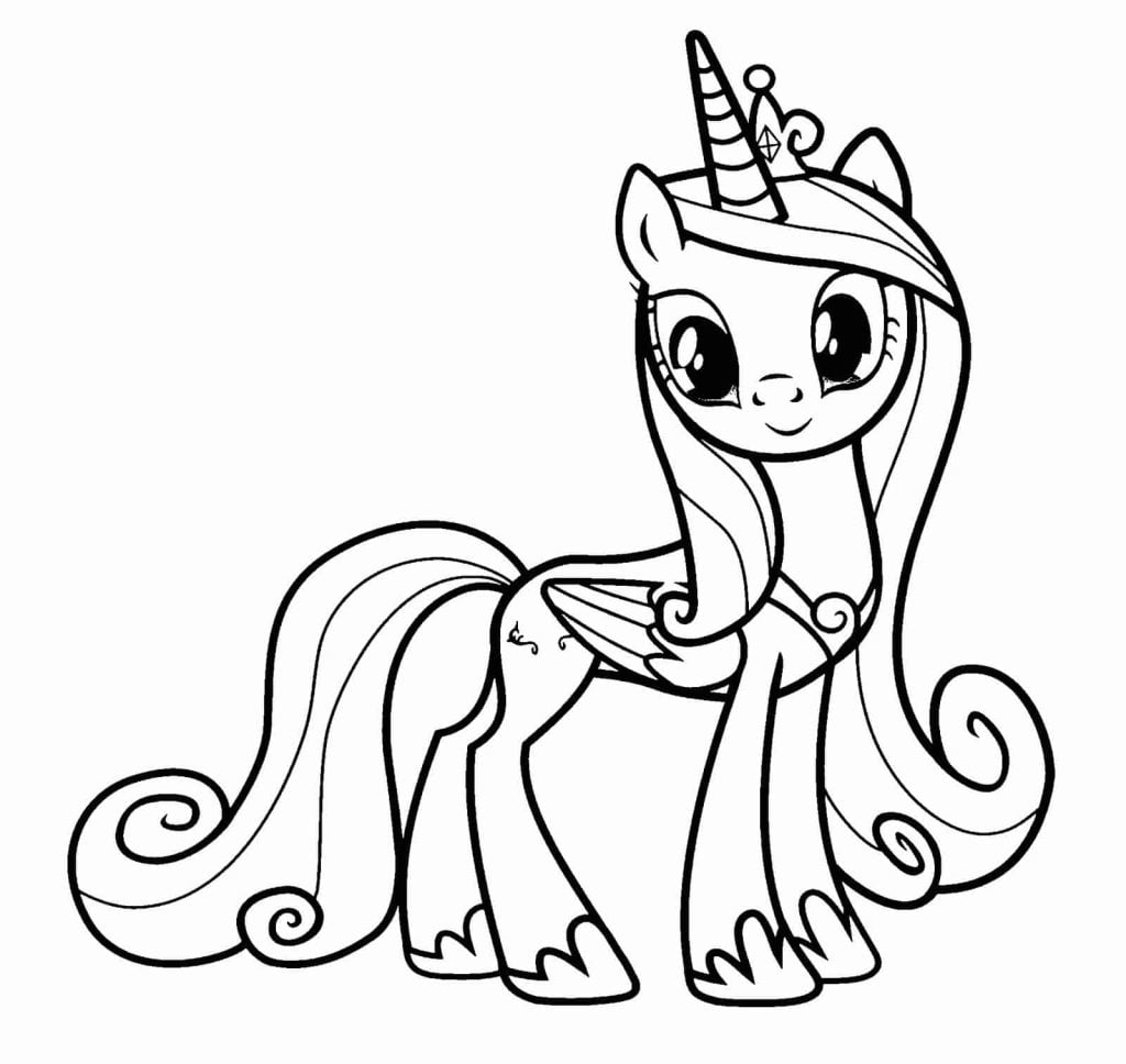 desenho do my little pony para colorir