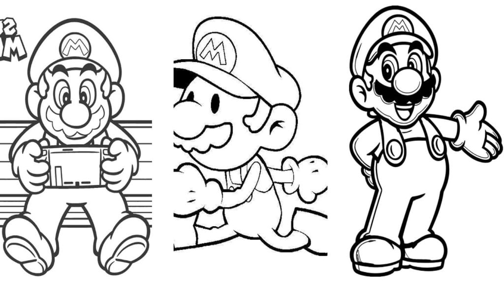 desenho mario colorir imprimir 