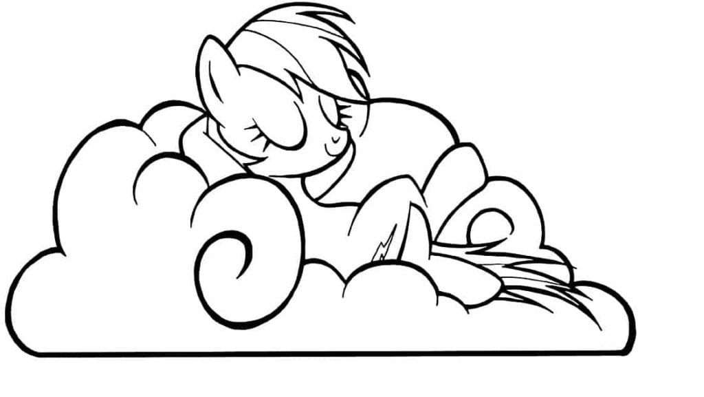 imagem do my little pony para colorir