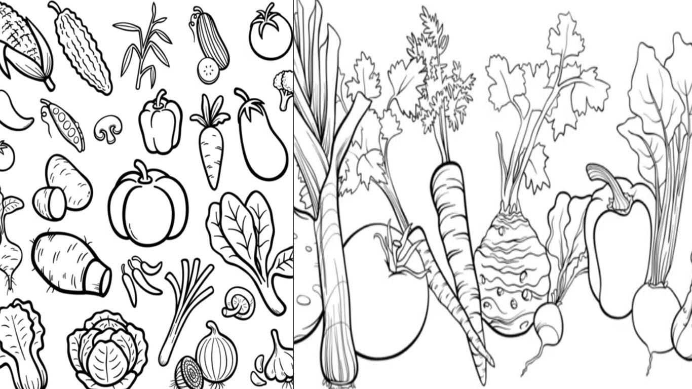 legumes para colorir desenho imprimir